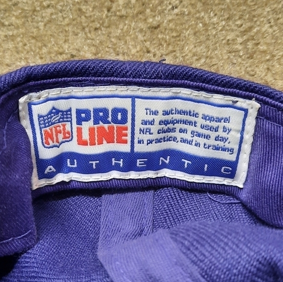 Vintage MN Vikings Pro Line Authentic Hat Cap NFL Football - Picture 6 of 6